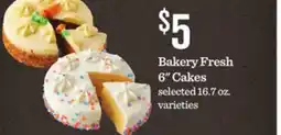 Mariano's Bakery Fresh 6 Cakes offer