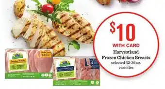 Mariano's Harvestland Frozen Chicken Breasts offer