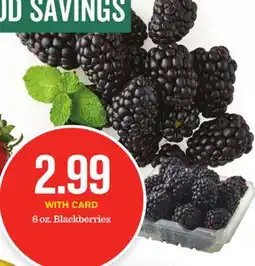 Mariano's 6 oz. Blackberries offer
