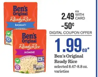 Mariano's Ben's Original Ready Rice offer