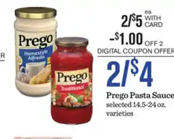 Mariano's Prego Pasta Sauce offer