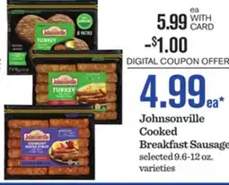 Mariano's Johnsonville Cooked Breakfast Sausage offer