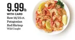 Mariano's Raw 16/25 ct. Patagonian Red Shrimp offer