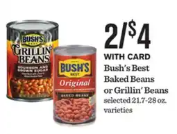 Mariano's Bush's Best Baked Beans or Grillin' Beans offer