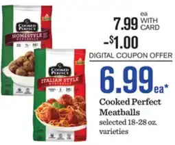 Mariano's Cooked Perfect Meatballs offer