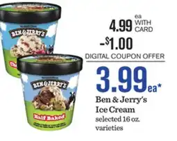 Mariano's Ben & Jerry's Ice Cream offer