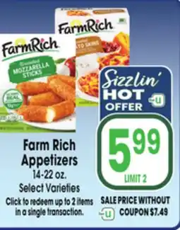 Jewel-Osco Farm Rich Appetizers offer