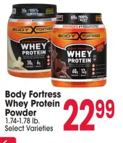 Jewel-Osco Body Fortress Whey Protein Powder offer