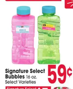 Jewel-Osco Signature Select Bubbles offer