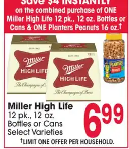 Jewel-Osco Miller High Life offer