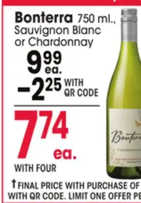 Jewel-Osco Bonterra offer