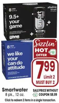 Jewel-Osco Smartwater offer