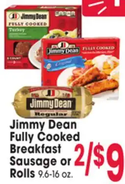 Jewel-Osco Jimmy Dean Fully Cooked Breakfast Breakfast Sausage or Rolls offer