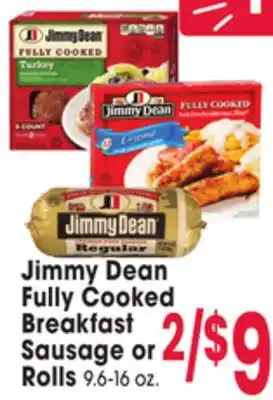 Jewel-Osco Jimmy Dean Fully Cooked Breakfast Breakfast Sausage or Rolls offer