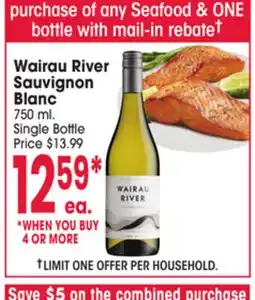 Jewel-Osco Wairau River Sauvignon Blanc offer