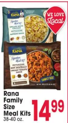 Jewel-Osco Rana Family Size Meal Kits offer