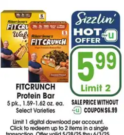 Jewel-Osco FITCRUNCH Protein Bar offer