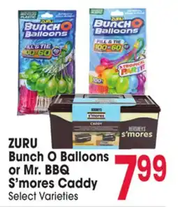 Jewel-Osco ZURU Bunch O Balloons or Mr. BBQ S'mores Caddy offer