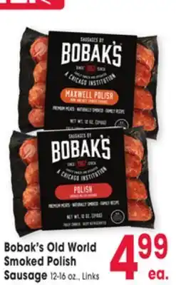 Jewel-Osco Bobak's Old World Smoked Polish Sausage offer