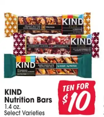 Jewel-Osco KIND Nutrition Bars offer