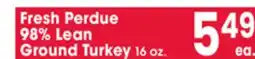Jewel-Osco Fresh Perdue 98% Lean Ground Turkey offer