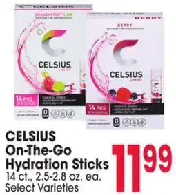 Jewel-Osco CELSIUS-On-The-Go Hydration Sticks offer