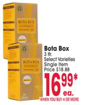 Jewel-Osco Bota Box offer
