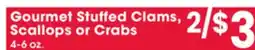 Jewel-Osco Gourmet Stuffed Clams, Scallops or Crabs offer