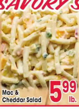 Jewel-Osco Mac & Cheddar Salad offer