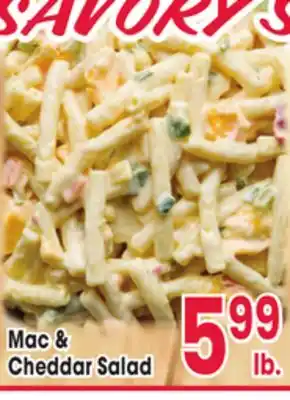 Jewel-Osco Mac & Cheddar Salad offer