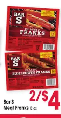 Jewel-Osco Bar S Meat Franks offer
