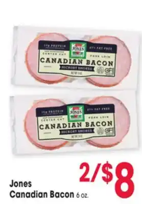Jewel-Osco Jones Canadian Bacon offer