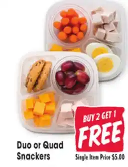 Jewel-Osco Duo or Quad Snackers offer