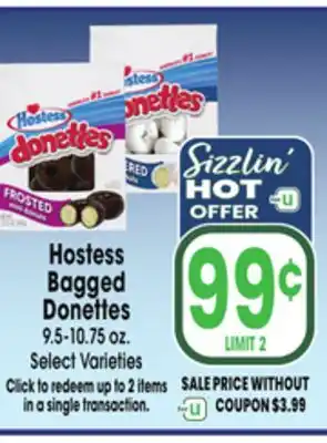 Jewel-Osco Hostess Bagged Donettes offer