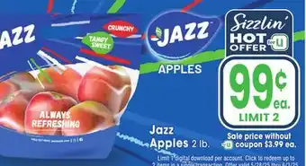 Jewel-Osco Jazz Apples offer