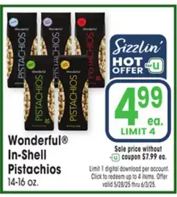 Jewel-Osco Wonderful In-Shell In-Shell Pistachios offer