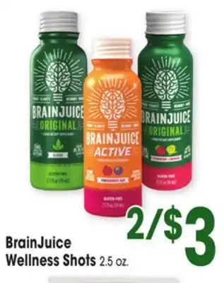 Jewel-Osco BrainJuice Wellness Shots offer