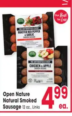 Jewel-Osco Open Nature Natural Smoked Sausage offer
