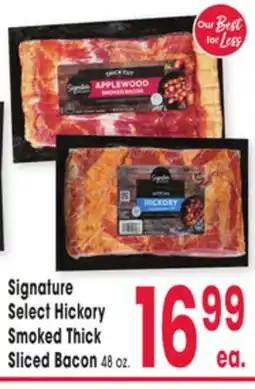 Jewel-Osco Signature Select Hickory Smoked Thick Sliced Bacon offer