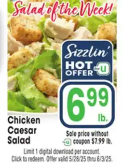 Jewel-Osco Chicken Caesar Salad offer