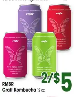 Jewel-Osco RMBR Craft Kombucha offer