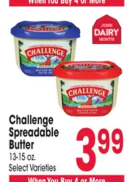 Jewel-Osco Challenge Spreadable Butter offer