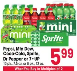 Jewel-Osco Pepsi, Mtn Dew, Coca-Cola, Sprite, Dr Pepper or 7•UP offer