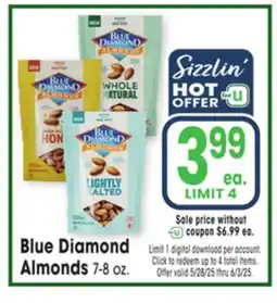 Jewel-Osco Blue Diamond Almonds offer