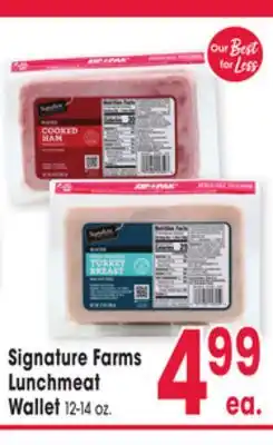Jewel-Osco Signature Farms Lunchmeat Wallet offer