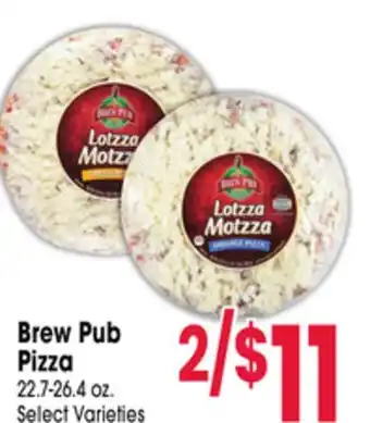 Jewel-Osco Brew Pub Pizza offer
