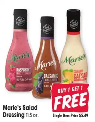 Jewel-Osco Marie's Salad Dressing offer