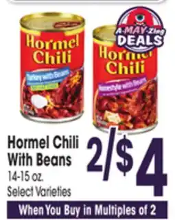 Jewel-Osco Hormel Chili With Beans offer