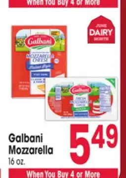 Jewel-Osco Galbani Mozzarella offer