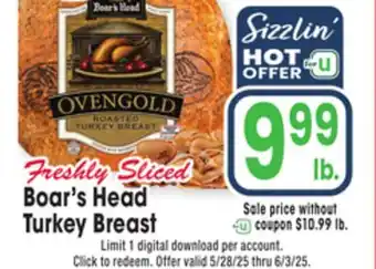 Jewel-Osco Boar's Head Turkey Breast offer